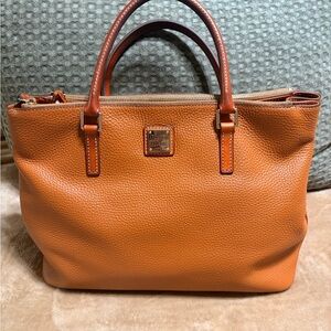 Dooney & Bourke Caramel Pebbled Leather Tote